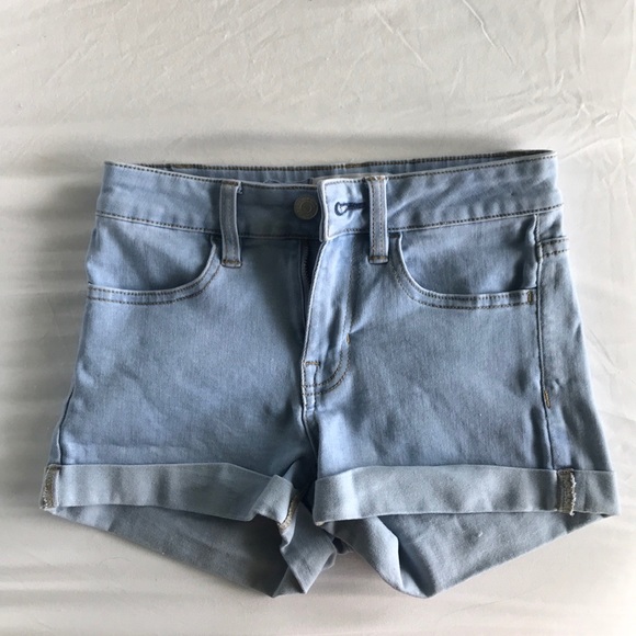 PacSun light wash super stretch shorties - Picture 1 of 3